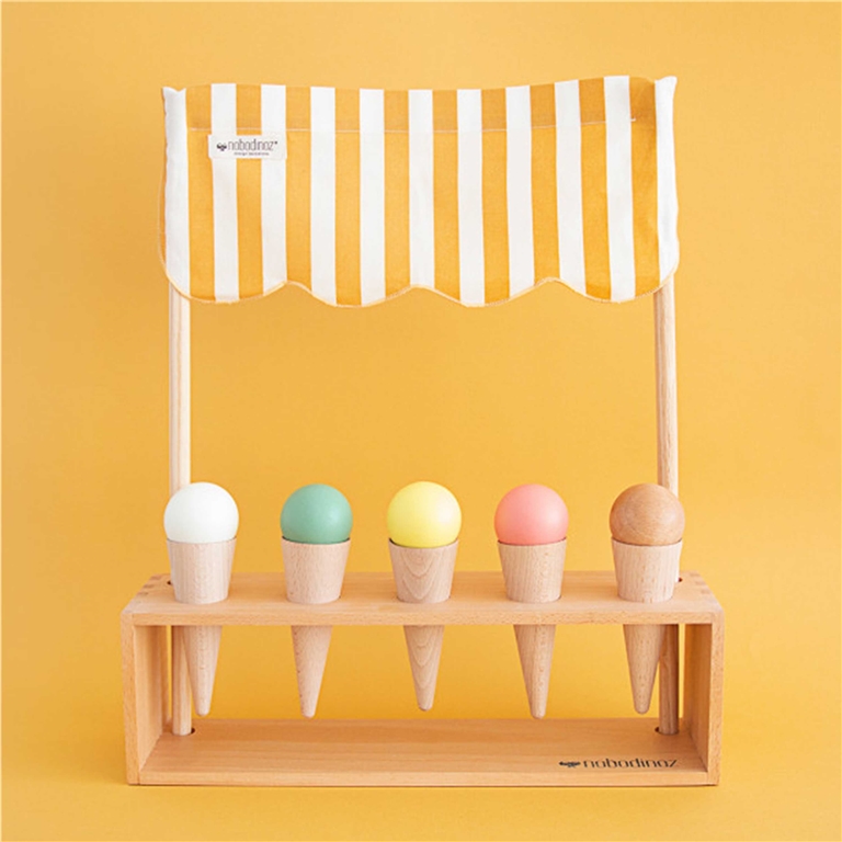 Wooden ice cream stand game | Decor-by-Glassor.cz