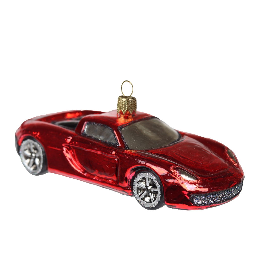 Glossy red sports car | Decor-by-Glassor.cz